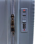 Set Valijas Flb Pp Gris Azul  20 24 28 168 4Ruedas